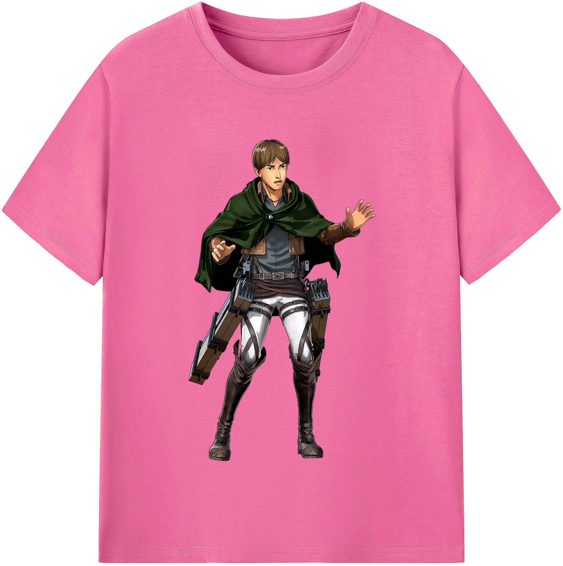 （画像用） 進撃の巨人 Attack on Titan レディースカジュアルプリントTシャツ（綿100％）